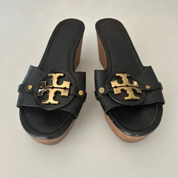 Tory Burch Wedge Sandals - Picture 1 of 6